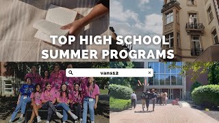 Top 3 High School Summer Programs FREE [upl. by Nageek]