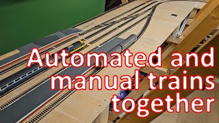 Safely running manual and automated trains together in JMRI [upl. by Inglebert]