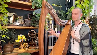 The Crystal Harp Meditation  Natural Sleep Aid amp Stress Relief Music  Healing Full Body Relaxation [upl. by Niroht]