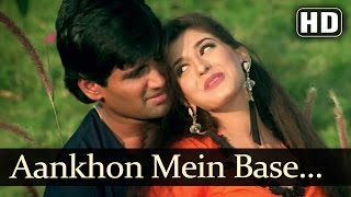 Aankhon Mein Base Male  Sunil Shetty  Sonali Bendre  Takkar  Bollywood Songs  Alka Yagnik [upl. by Esimehc]