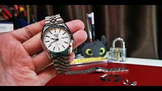 Poorman Grand Seiko change Rolex jubilee link Seiko 5 SNKL41K1 How to 80 Become 8000 Feel  pt2 [upl. by Ogata]