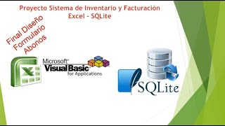 Proyecto Sistema Inventario Facturación Excel amp SQLite Final de Abonos [upl. by Ecinnaj]