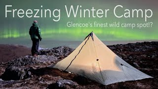 A freezing winter wild camp in Glencoe [upl. by Norak290]