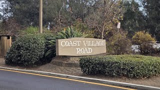 Coast Village Road in Montecito  Santa Barbara CA  November 2 2024 [upl. by Eibber]