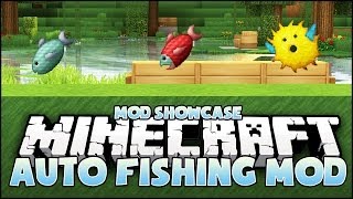 Minecraft Mod  Auto Fishing Mod [upl. by Bury217]