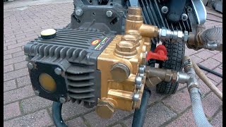 Interpump Pressure Washer Pump TEST Honda Pressure Washer Spares Repair Italy [upl. by Anikal]