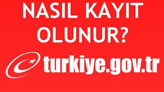 EDevlet Nasıl Kayıt Olunur Hesap Açma Nasıl Yapılır [upl. by Crystal]