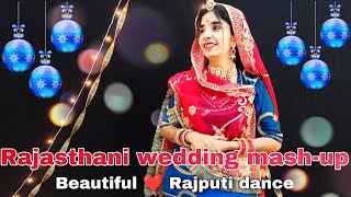 Beautiful Rajputi mashup  new wedding dance  Marwadi dance [upl. by Arihday]