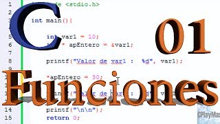 Programación en C  FUNCIONES [upl. by Yennaiv71]