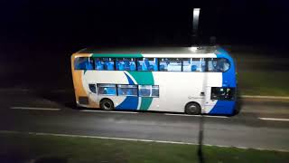 Stagecoach East  ADL Enviro400quot 10052  SN12 EHM Buses on Diversion  Citi 5 to Yaxley at night [upl. by Eelarol]