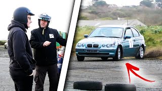 LEARNING TO POWER SLIDE A BMW😱 KERNOW RALLY EXPERIENCE [upl. by Aihpos]