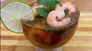 Ceviche de camarónes al estilo colombiano [upl. by Ikcin646]