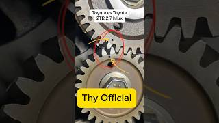 how to set timing chain 2TR engine 27L autorepair carrepair engine mechanic car settiming [upl. by Ferd773]