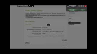 University Registration Guide with Audio  University of Hertfordshire [upl. by Shalne]