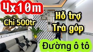 Nhà Bình Chánh Gía Rẻ Có Shr 4x10m Tặng Full Nội Thất Chỉ 500 triệu Nhận Nhà Ở Ngay [upl. by Cornelia]