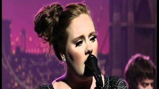 Adele  Chasing Pavements Live Debut on The Late Show with David Letterman [upl. by Haisi]