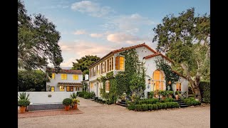 US8950000 Mansion 1586 San Leandro Ln Santa Barbara CA 93108 For Sale [upl. by Onateag]