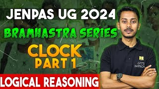 JENPAS UG 2024 Logical Reasoning  Clock Part1  Bramhastra Series  Imrul Sir  Lets Improve [upl. by Nadine269]