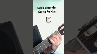 Acordes Debo entenderSanta Fe Klan [upl. by Aihcats]