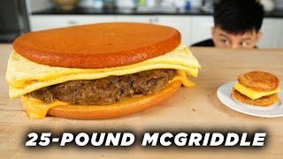 I Made A Giant 25Pound McGriddle [upl. by Onairelav241]