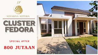 RUMAH DIJUAL MURAH SUVARNA SUTERA CLUSTER FEDORA 8x20 [upl. by Hendren47]