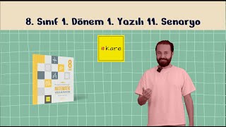 8 Sınıf 1 Dönem 1 Yazılı 11 Senaryo Açık Uçlu Sorular  Kare Yayınları [upl. by Ahcsrop363]