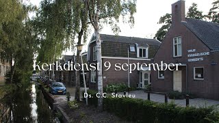 Kerkdienst 8 september [upl. by Ynnod]