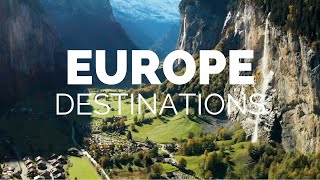 25 Most Beautiful Destinations in Europe  Travel Video [upl. by Icrad]