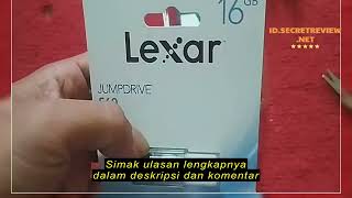 Review FlashDisk Lexar S60 Jumpdrive 16GB  Flash Disk 16 GB USB 20 [upl. by Khalsa]