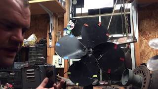 Fan blade balancing using a stroboscope part 1 [upl. by Odelet718]