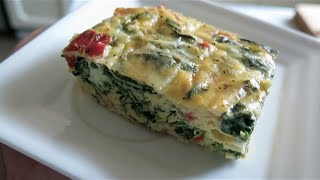 Easy Healthy Spinach Egg Casserole Luscious amp Keto friendly [upl. by Harras90]