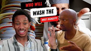 Who Will Wash The Most Dishes Lasizwe and Lungile Ep 2 [upl. by Gorges]