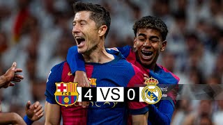 Barcelona x real Madrid  40  extended highlights and Goals  laliga 2024 [upl. by Conn]