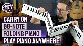 CarryOn 88Key Folding Piano  Review amp Demo  A Foldable MIDI Keyboard amp Digital Piano [upl. by Arocet5]