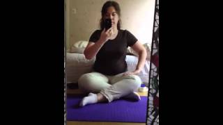 Breathing tutorial for full yogic breath ujjayi breathing [upl. by Tips]