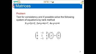 Simultaneous Linear Equations by DrSPavithra Assistant Professor of Mathematics [upl. by Clougher]