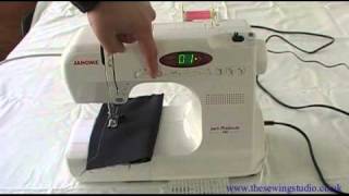 Janome 760 Sewing Machine Review Part2 [upl. by Ennirok926]