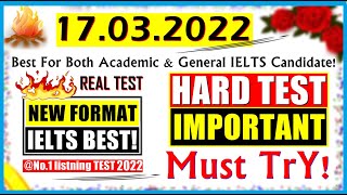 IELTS LISTENING PRACTICE TEST 2022 WITH ANSWERS  17032022 [upl. by Arotahs253]