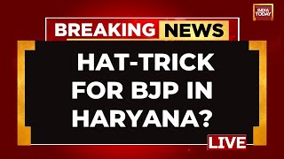 Haryana Election Result LIVE Big Win For BJP In Haryana  Haryana Assembly Elections LIVE Result [upl. by Ahseka]