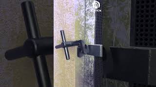 Simple sliding gate latch lock This idea is taken from a YouTube video  Clip 36 [upl. by Kathie]