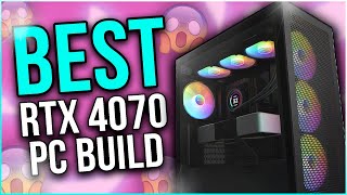 Best 1000 Value RTX 4070 Gaming PC Build in 2024 👑 [upl. by Eillat]