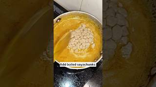 Soyachunks recipe soyachunks ki sabji ytshorts shorts cooking food soyabean soyachunks [upl. by Cypro298]