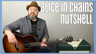 Alice in Chains Nutshell Guitar Lesson  Tutorial [upl. by Petula]