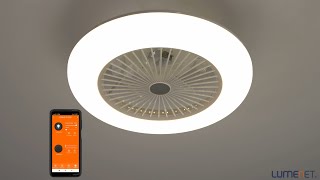 Ledvance Smart WIFI controllable fan LED lamp white [upl. by Nitsua]