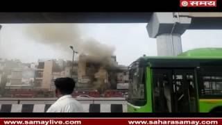 Fire in a multistorey appartment in AzadPur [upl. by Karie]