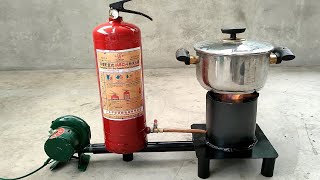 How to make a stove to burn used oil and turn it into gas super economical [upl. by Edieh]