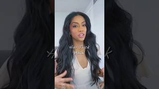 Hair tuck hack It’s actually a mommy hack👸🏽  hairhacks easyhair hairtutorials [upl. by Ardnuassak]