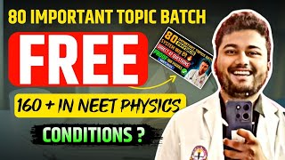 80 Important Topics Batch  TESTS ✅FREE Reneet ➡️ [upl. by Aicnilav]