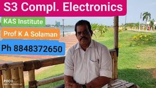 S3 E16 TRIAC Sem 3 Compl Electronics Bsc Physics main kasolaman [upl. by Arahahs]