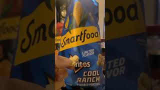 Tasting Smartfood Doritos Cool Ranch Popcorn Lets see how it tastes serveaux doritos coolranch [upl. by Liw]